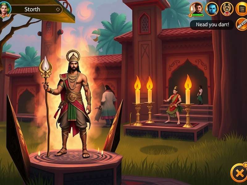 Holy Expedition Realms gameplay screenshot showing character in fantasy environment
